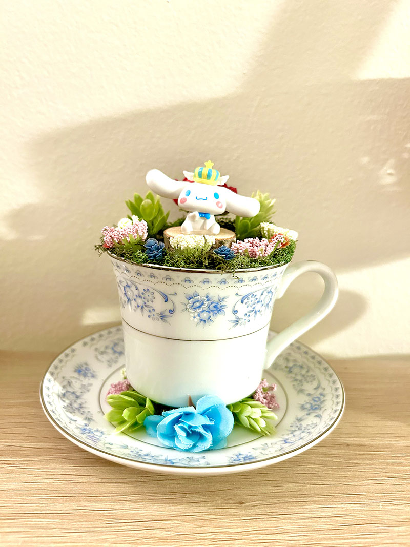 Cinnamoroll From Sanrio Tea Cup Terrarium – Plantcycled