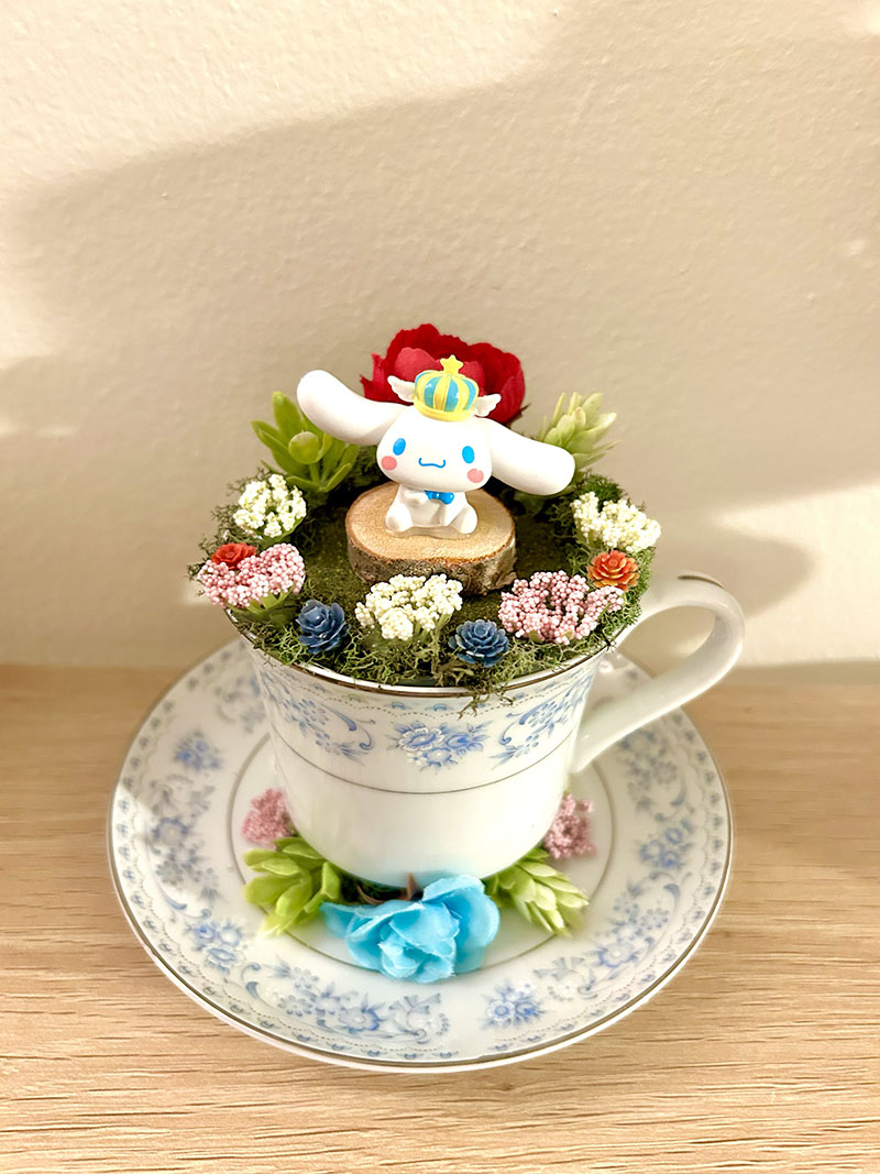 Cinnamoroll From Sanrio Tea Cup Terrarium – Plantcycled