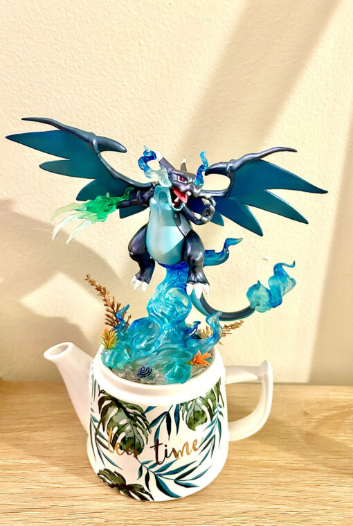 Huge Mega Charizard X Tea Cup Terrarium - Image 2