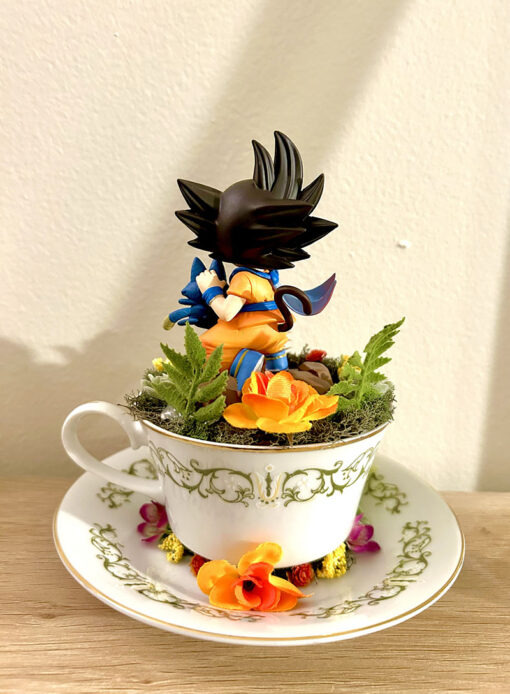 Goku from Dragonball Tea Cup Terrarium - Image 3