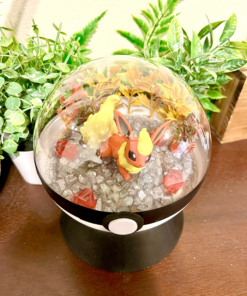 Alternative view of Huge Flareon Pokeball Terrarium