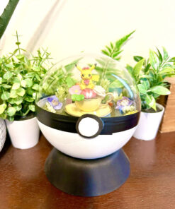 Huge Pikachu Pokemon Pokeball Terrarium