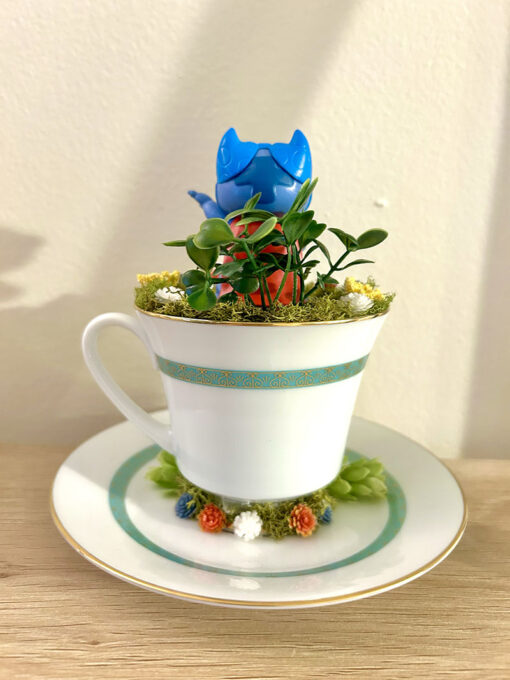 Stitch From Lilo & Stitch Tea Cup Terrarium - Image 3