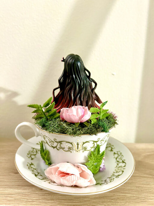 Nezuko Kamado From Demon Slayer Tea Cup Terrarium - Image 3