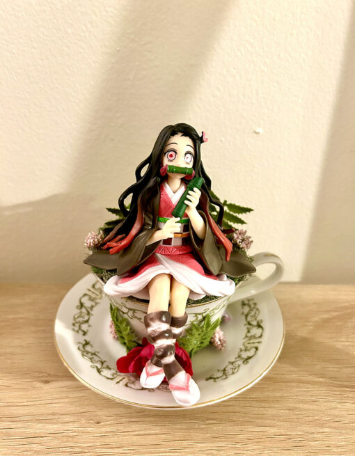 Nezuko Kamado From Demon Slayer Tea Cup Terrarium - Image 2