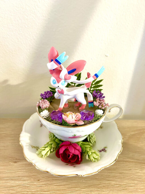 Sylveon Tea Cup Terrarium - Image 2