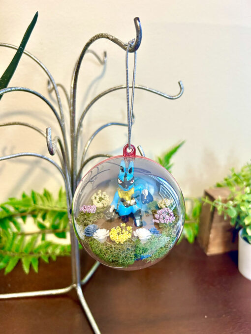 Lucario Pokeball Terrarium Ornament