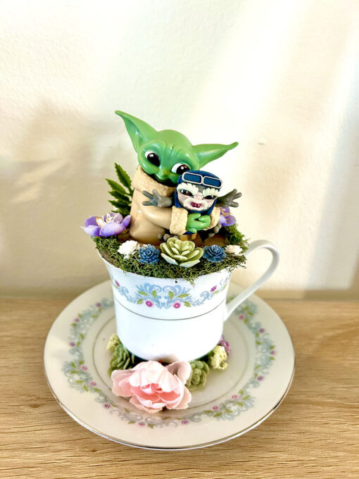 Grogu Tea Cup Terrarium - Image 2