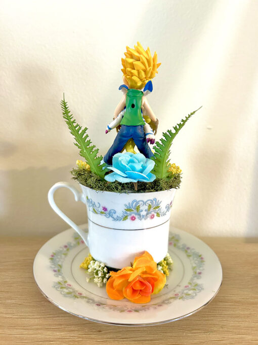 Matt and Gabumon From Digimon Tea Cup Terrarium - Image 3