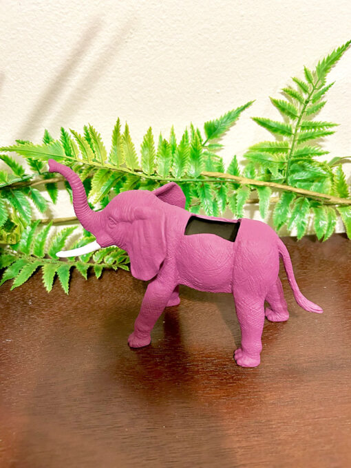 Up-cycled Mulberry Elephant Planter - Image 3