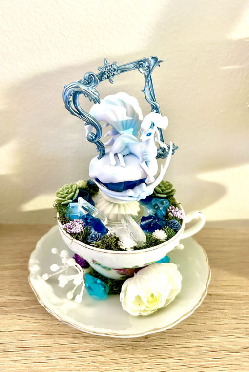 Alolan Ninetales Tea Cup Terrarium - Image 2