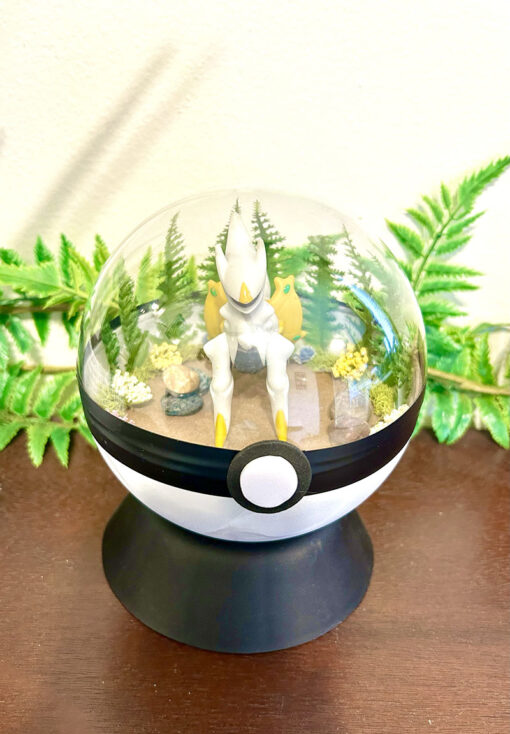 Huge Arceus Pokeball Terrarium