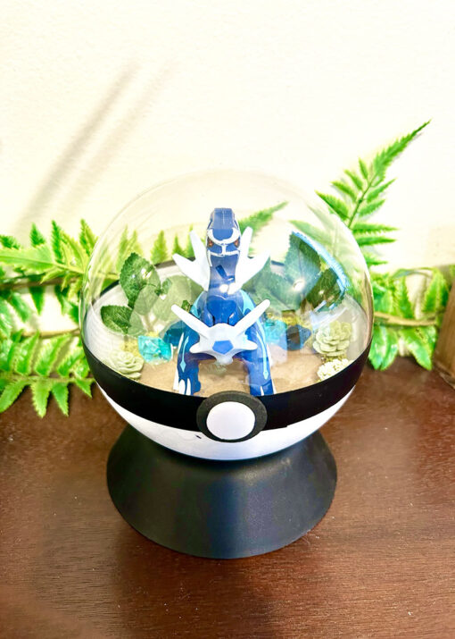 Huge Dialga Pokeball Terrarium