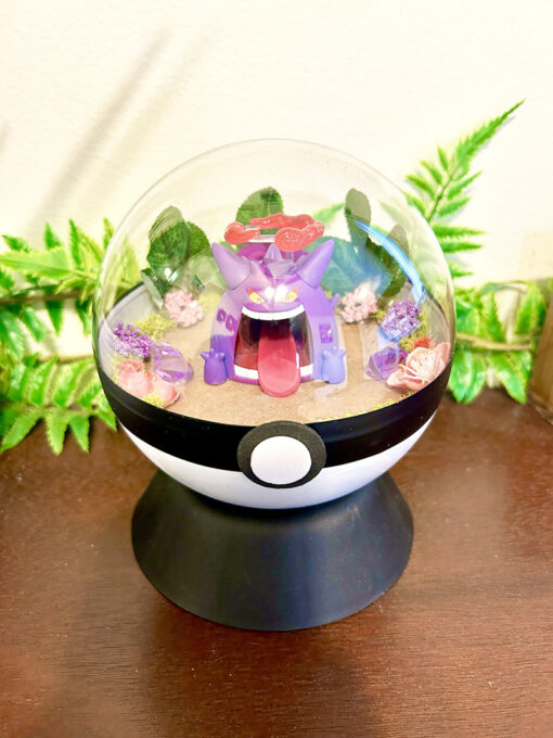 Huge Gigantamax Gengar Pokeball Terrarium