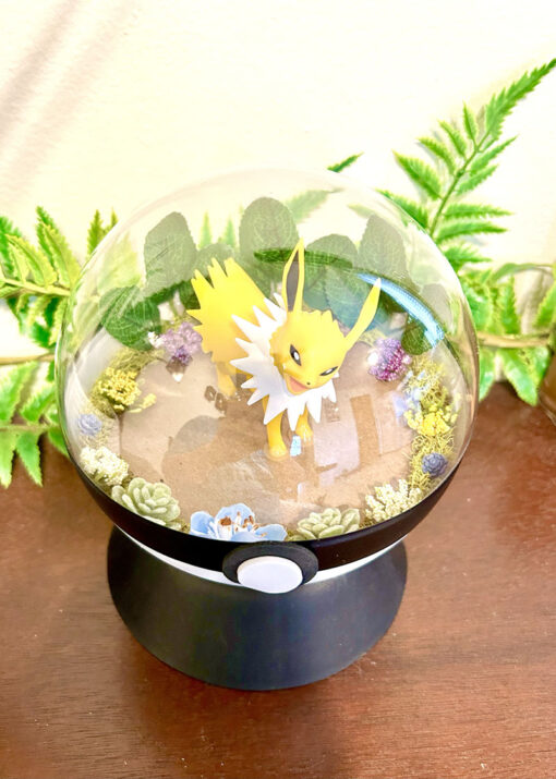 Huge Jolteon Pokeball Terrarium - Image 2