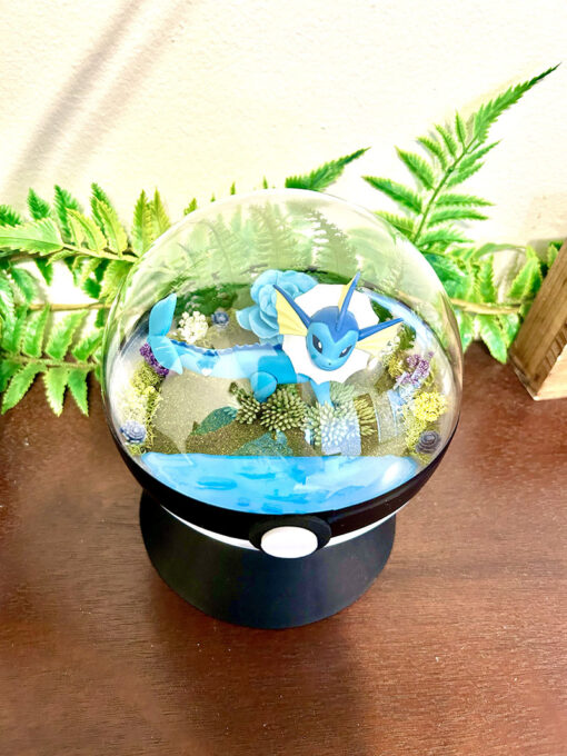 Huge Vaporeon Pokeball Terrarium - Image 2