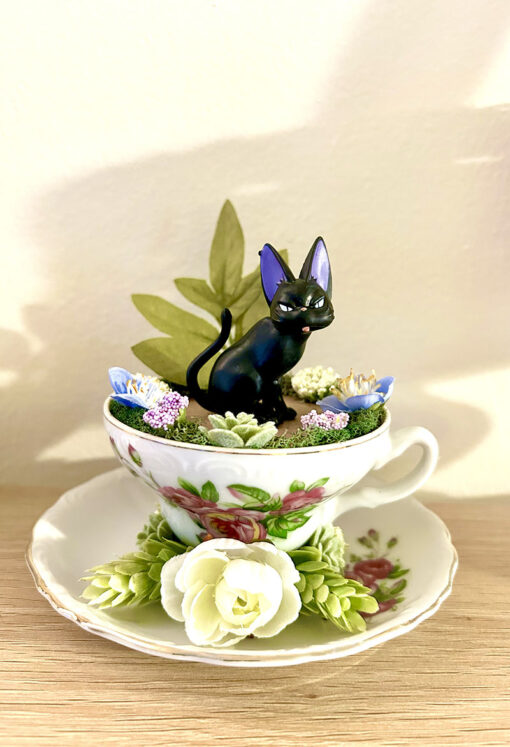 Jiji From Kiki's Delivery Service Tea Cup Terrarium