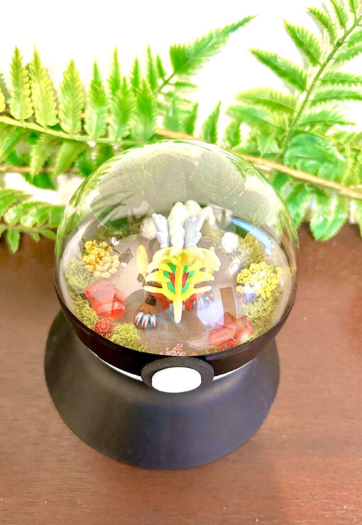 #1020 Gouging Fire Pokeball Terrarium - Image 2