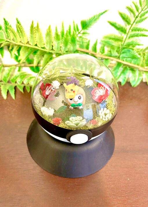 #722 Rowlet Pokeball Terrarium - Image 2