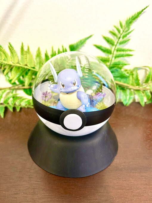 #008 Wartortle Pokeball Terrarium