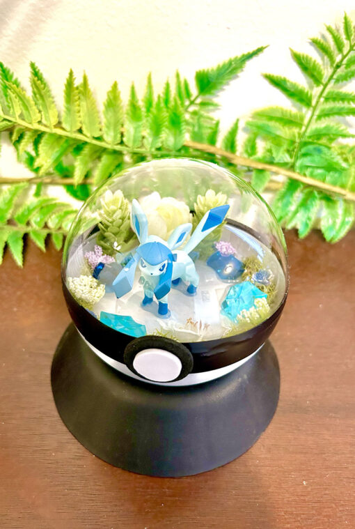 #471 Glaceon Pokeball Terrarium - Image 2