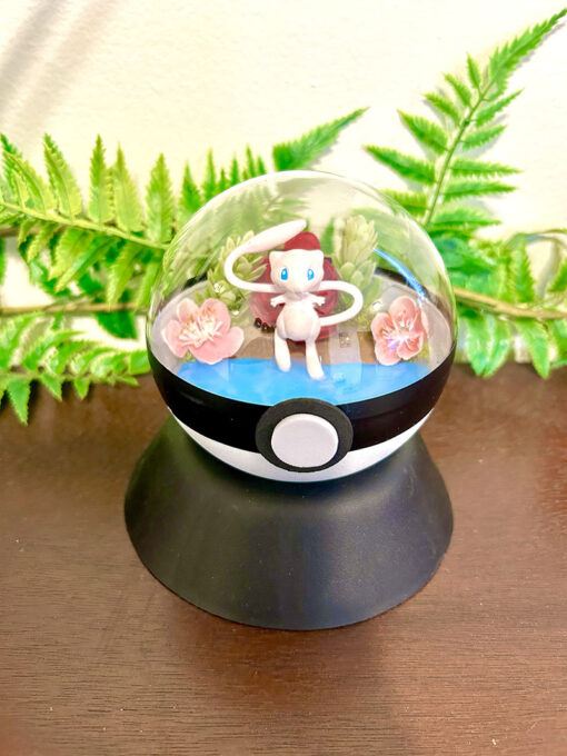 #151 Mew Pokeball Terrarium