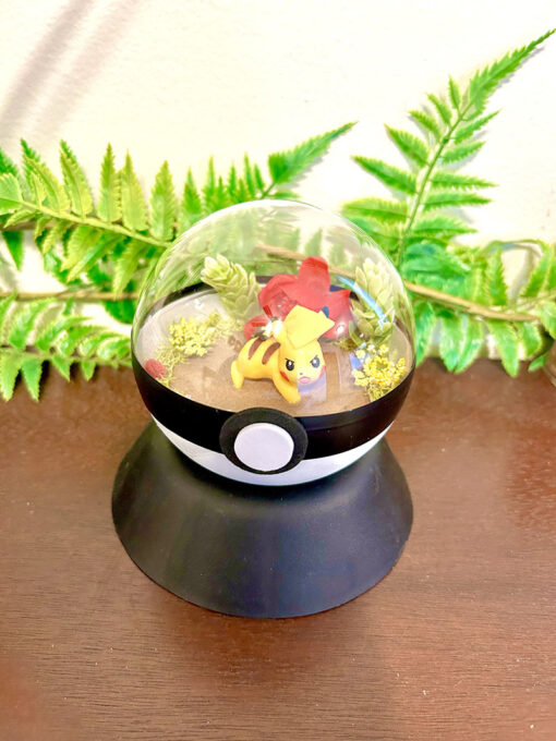 #025 Pikachu Pokeball Terrarium