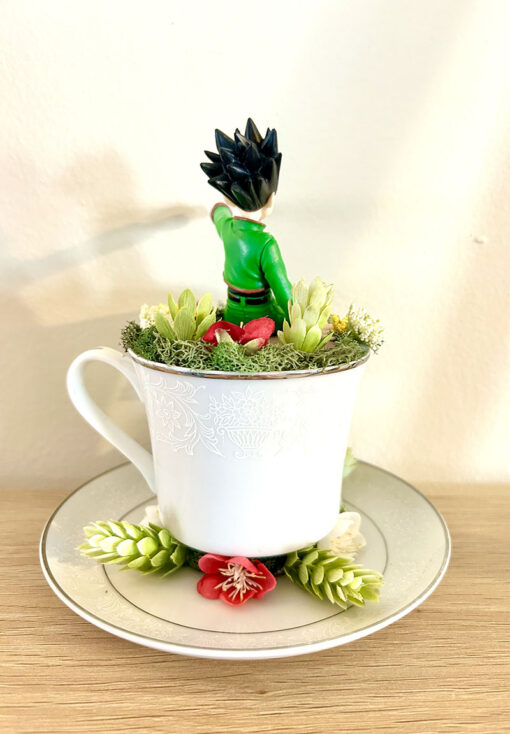 Gon From Hunter X Hunter Tea Cup Terrarium - Image 3