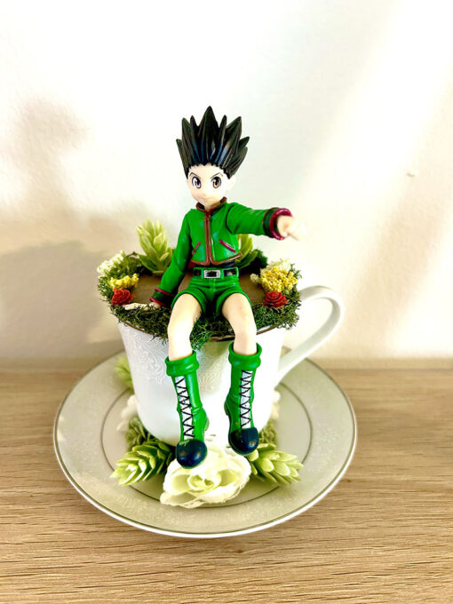 Gon From Hunter X Hunter Tea Cup Terrarium - Image 2