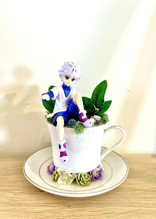 Killua From Hunter X Hunter Tea Cup Terrarium