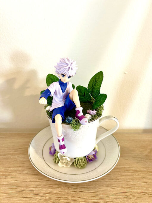 Killua From Hunter X Hunter Tea Cup Terrarium - Image 2