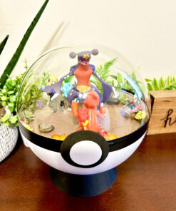 Cynthia's Garchomp Masterball Pokeball Terrarium