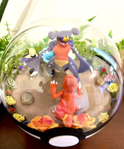 Alternative view of Cynthia's Garchomp Masterball Pokeball Terrarium