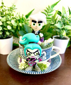 Danny & Ember from Danny Phantom Tea Cup Terrarium