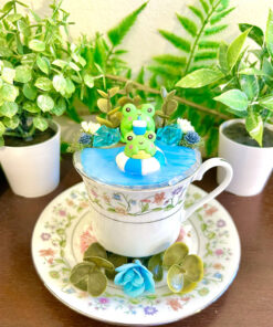 Frog Tea Cup Terrarium