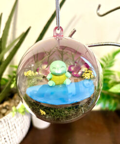 Squirtle Pokeball Terrarium Ornament