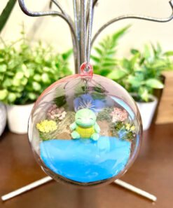 Squirtle Pokeball Terrarium Ornament