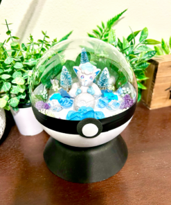 Huge Alolan Vulpix Pokeball Terrarium