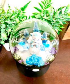 Alternative view of Huge Alolan Vulpix Pokeball Terrarium