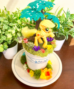 Alternative view of Apple Jack from My Little Pony Tea Cup Terrarium