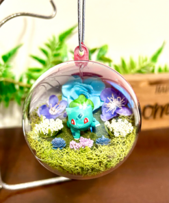 Bulbasaur Pokeball Terrarium Ornament