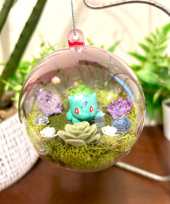 Bulbasaur Pokeball Terrarium Ornament