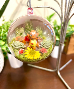 Charmander Pokeball Terrarium Ornament