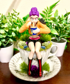 Rumi from KPop Demon Hunters Tea Cup Terrarium