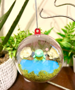 Squirtle Pokeball Terrarium Ornament
