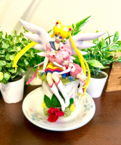 Sailormoon & Chibi Moon from Sailormoon Tea Cup Terrarium