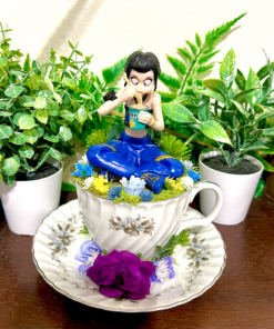 Zoey from KPop Demon Hunters Tea Cup Terrarium
