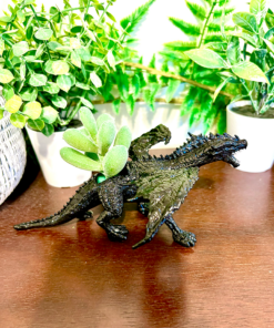 Alternative view of Up-cycled Black Dragon Animal Planter