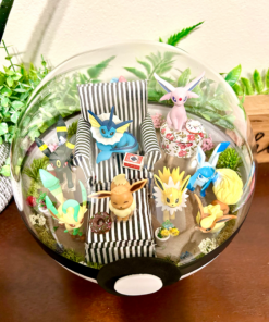 Alternative view of Eeveelution Masterball Pokeball Terrarium