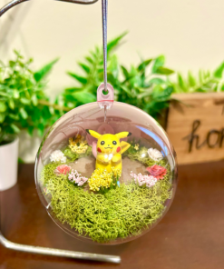 Pikachu Pokeball Terrarium Ornament